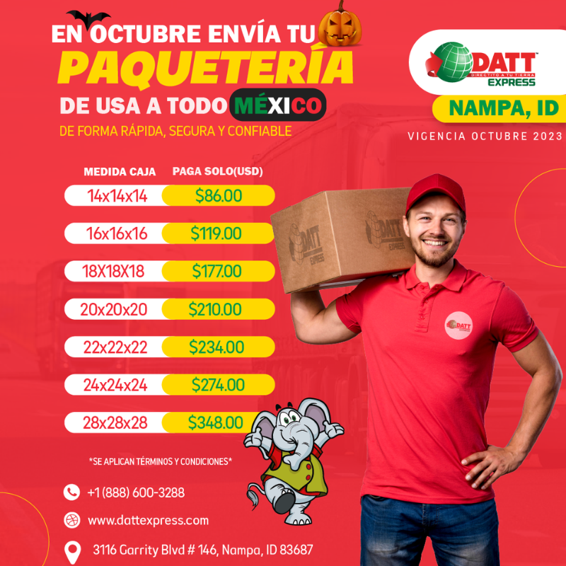 Shipments to Mexico by Datt Express