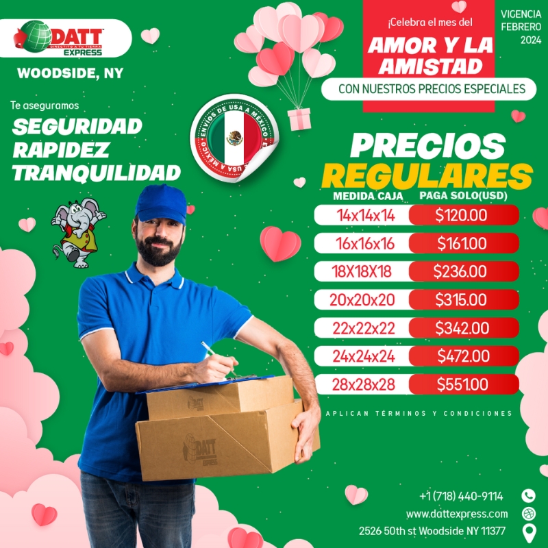 Shipments to Mexico by Datt Express